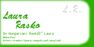 laura rasko business card